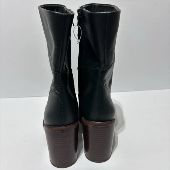 Franco Sarto Women’s Stormy, Dark Green Mid Calf Boots, Size 8 M - Picture 4 of 6